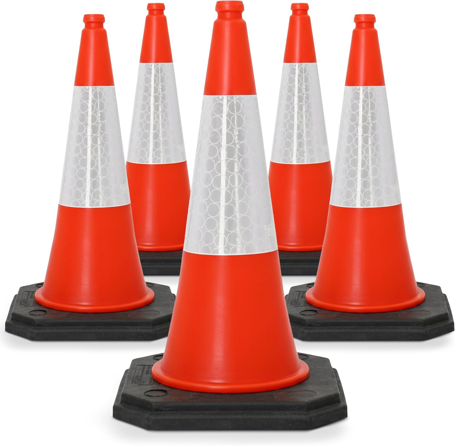 Orange Traffic Cones, 750 mm, Pack of 5